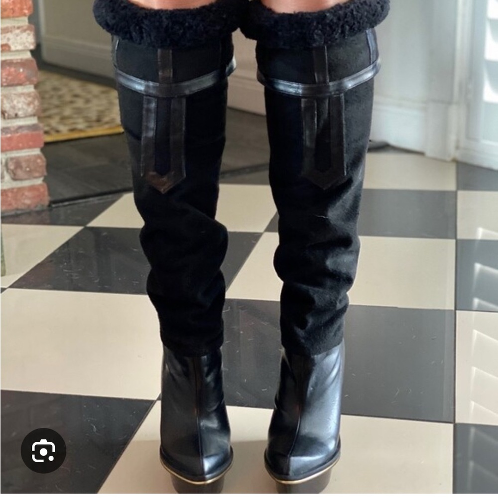 Stella McCartney knee-high platform boots